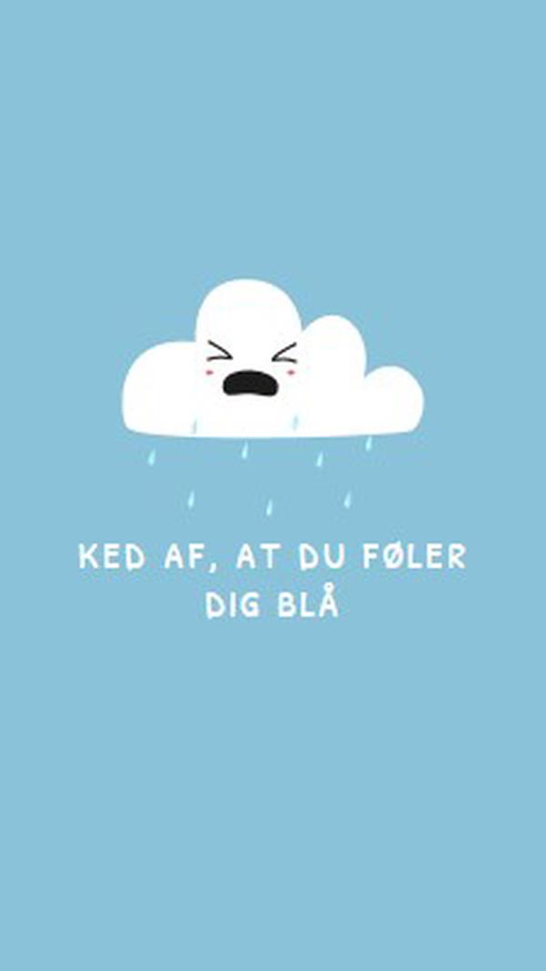 Beklager, at du føler dig blå blue whimsical-color-block