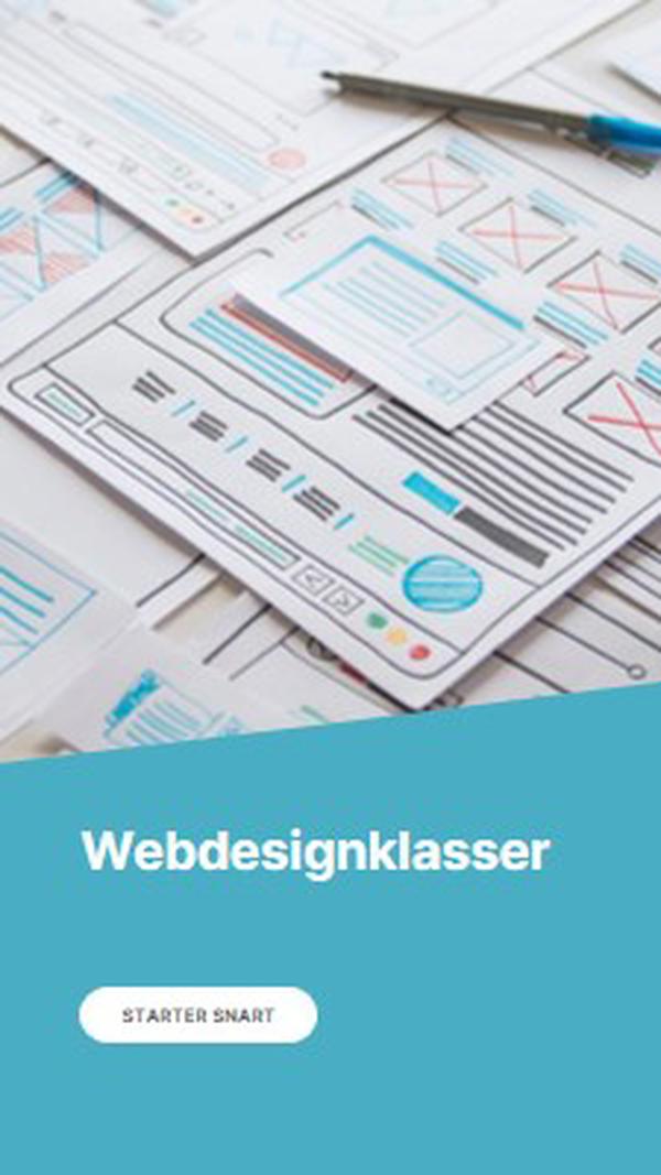 Webdesignklasser blue modern-simple