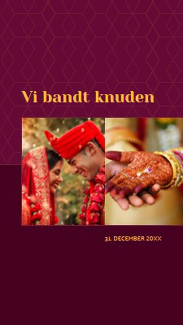 Vi bandt knuden red modern-simple