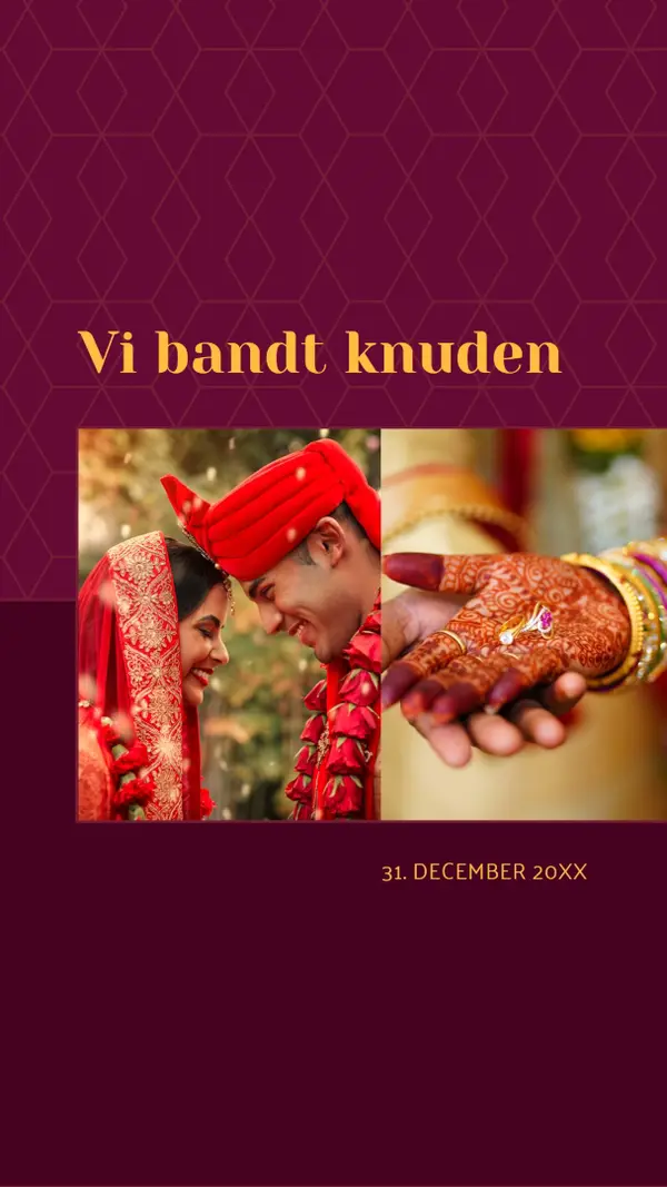 Vi bandt knuden red modern-simple