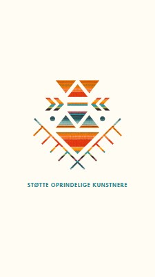 Støtte oprindelige kunstnere white modern-geometric-&-linear