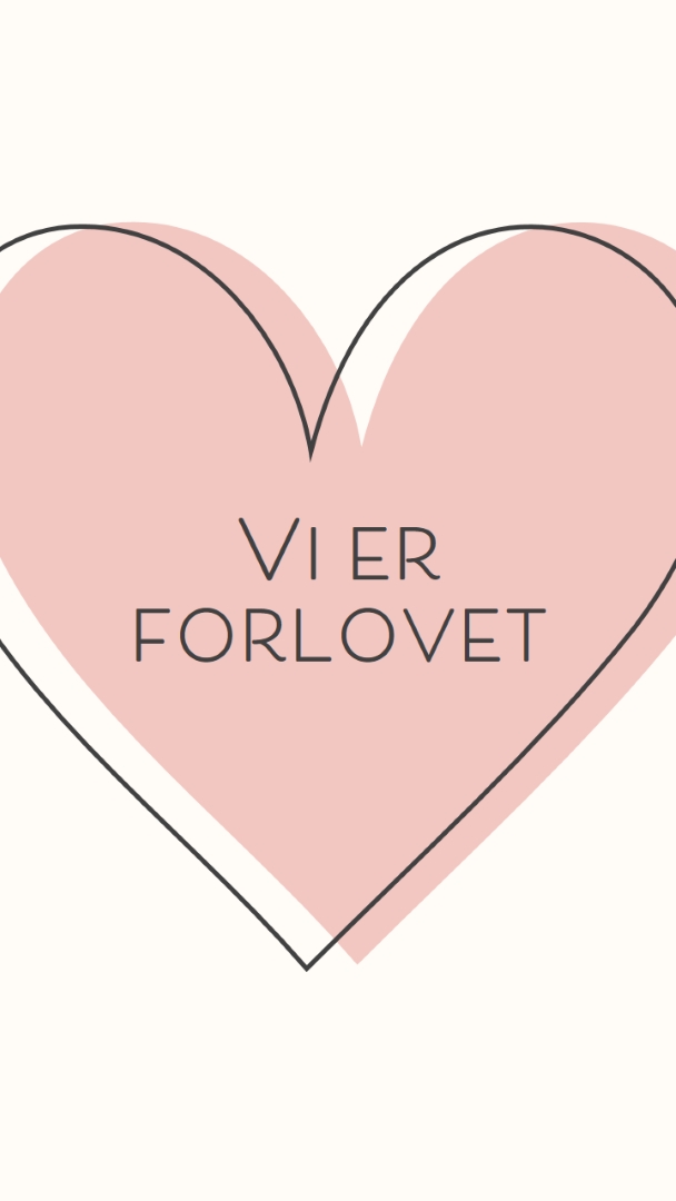 Hele hjertet pink modern-simple