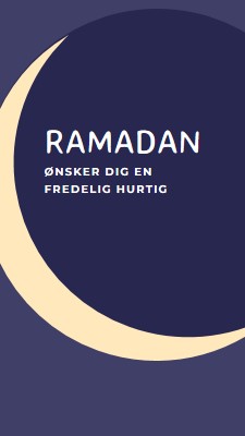 En fredelig ramadan til dig og din purple modern-color-block