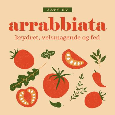 Krydret, velsmagende og fed red whimsical,bold,graphics