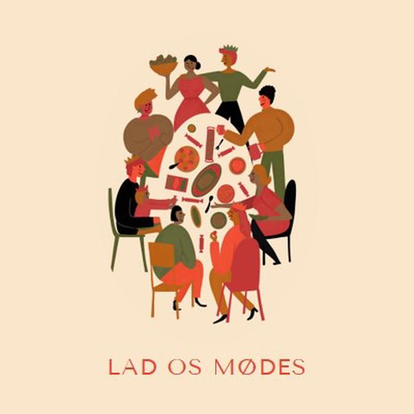 Lad os mødes brown bright,fun,illustration