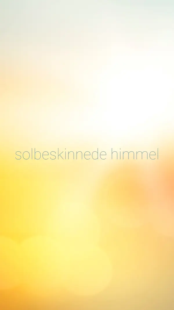 Solbeskinnede himmel yellow modern-simple
