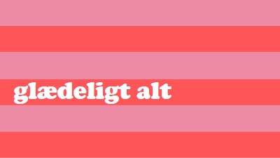 Alt er glædeligt pink modern-bold