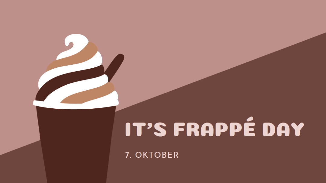 Fejre med et sip brown modern-color-block