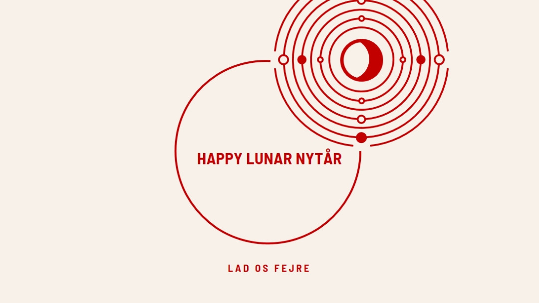 Lad os fejre månens nytår white modern-simple