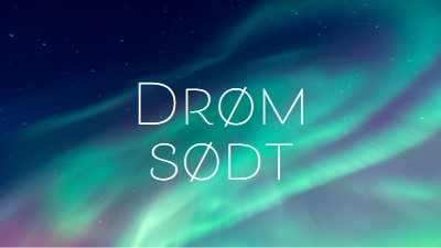 Sød drømme nattehimmel blue modern-simple