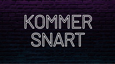 Kommer snart til dig purple modern-bold