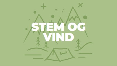 Stem og vind green whimsical-line