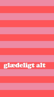 Alt er glædeligt pink modern-bold