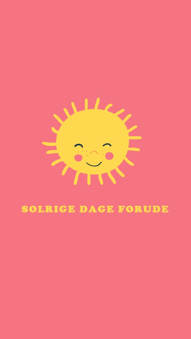 Solskinstilstand pink vintage-retro