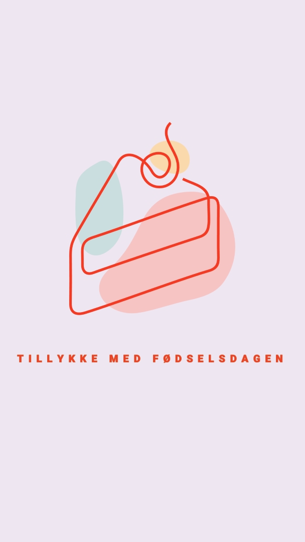 Et udsnit af tillykke med fødselsdagen purple whimsical-line