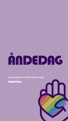 Vi har ånder purple vintage-retro