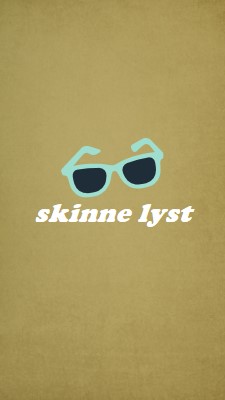 Skinne stærkt solskin green vintage-retro