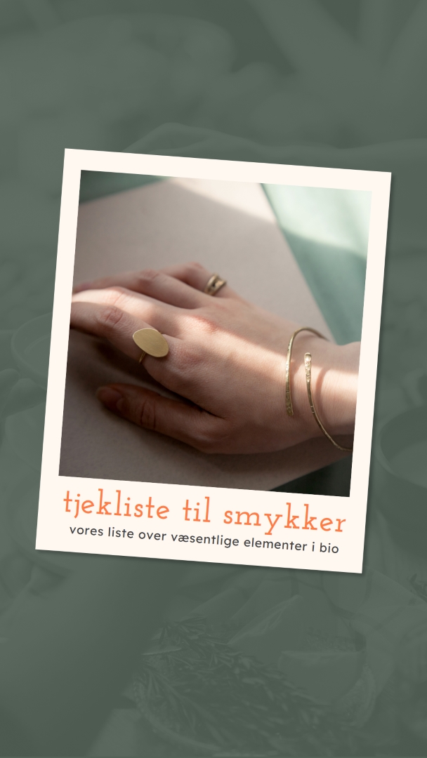 Smykker? Kontrollere white organic-simple