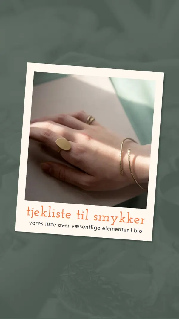 Smykker? Kontrollere white organic-simple
