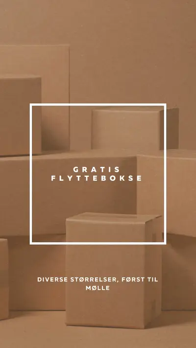 Gratis flyttebokse brown modern-simple