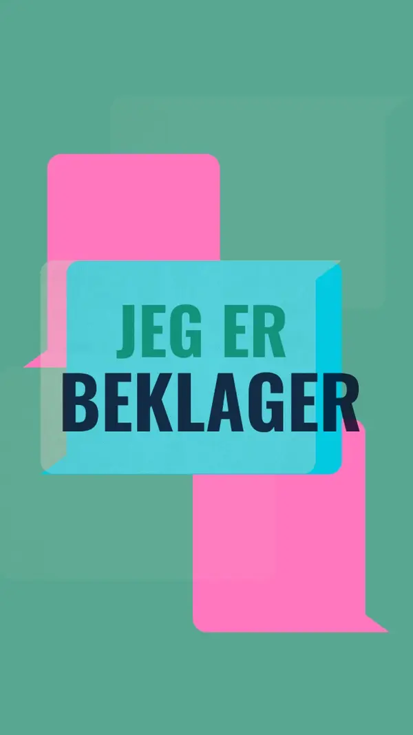 Jeg beklager green modern-color-block