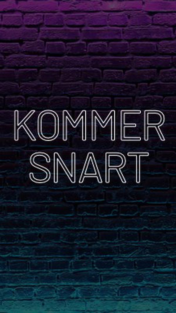 Kommer snart til dig purple modern-bold