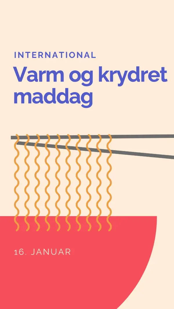 Livets krydderi orange modern-color-block