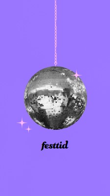 Fest ved hver lejlighed purple simple,collage,disco,fun,playful,photo