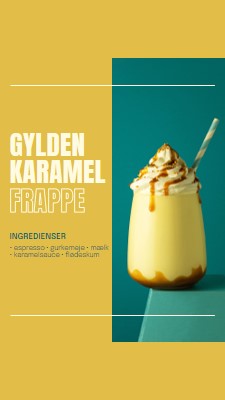 Gylden karamel frappe yellow modern,simple,duotone