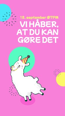 Vi håber, at du kan gøre det pink bold.-playful,graphic