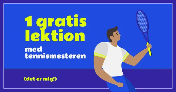 Gratis lektion med tennis master blue vibrant,bold,block,frame,graphic,bright