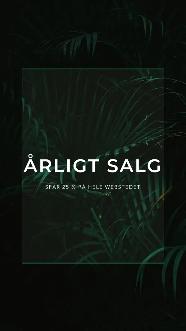 Jungle vibes black modern-simple