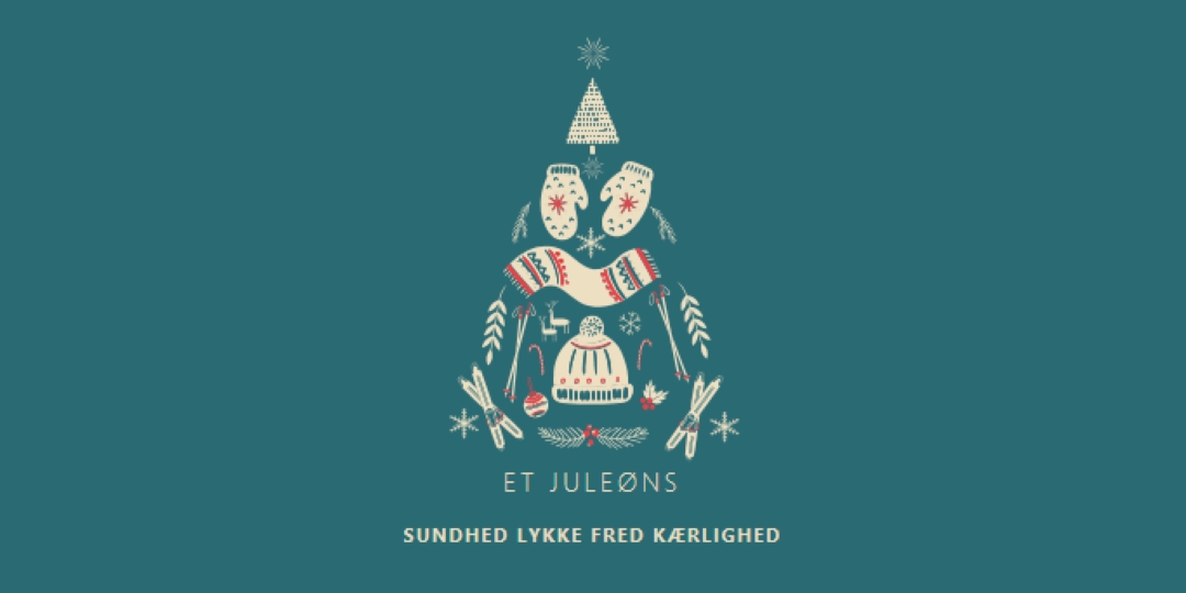 Alt, hvad jeg ønsker til jul green modern-simple