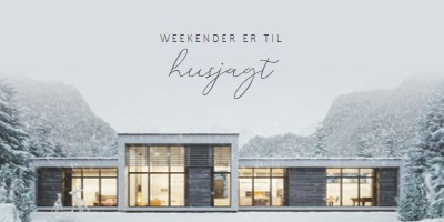 Weekender er til white modern-simple