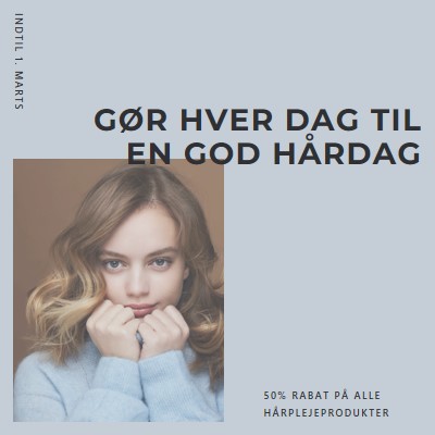 God hårdag blue modern-simple