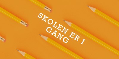 Skriv den ind orange modern-simple