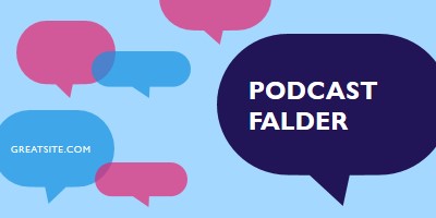 Podcast falder nu blue modern-color-block