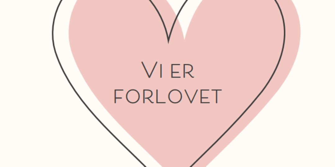 Hele hjertet pink modern-simple