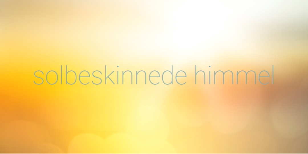 Solbeskinnede himmel yellow modern-simple