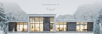 Weekender er til white modern-simple