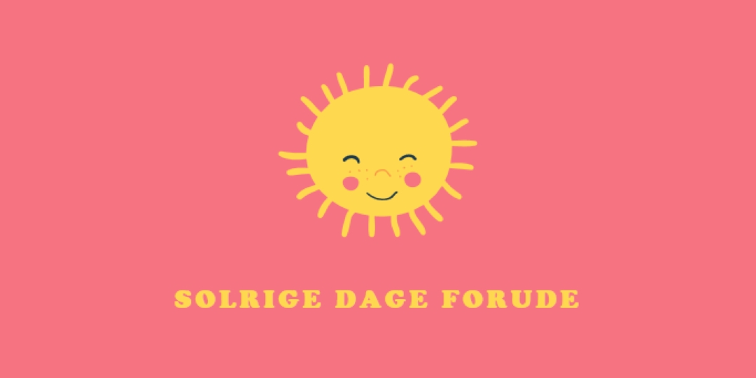 Solskinstilstand pink vintage-retro