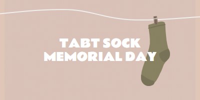 Lost Sock Memorial Day brown whimsical-color-block