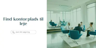 Kontorplads til leje blue modern-simple