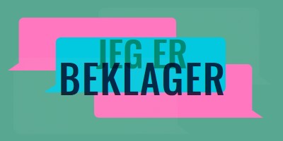 Jeg beklager green modern-color-block