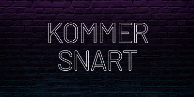 Kommer snart til dig purple modern-bold