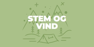 Stem og vind green whimsical-line