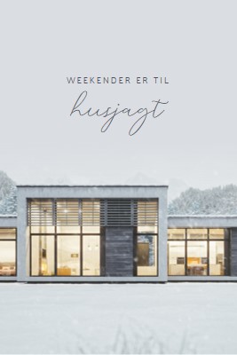 Weekender er til white modern-simple