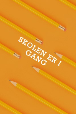 Skriv den ind orange modern-simple