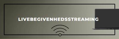 Streaming af livebegivenhed gray modern-bold