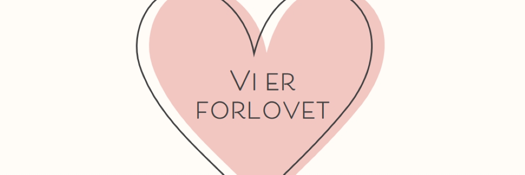 Hele hjertet pink modern-simple